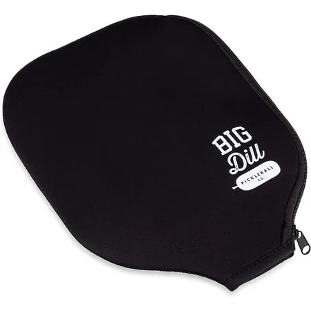 Big Dill Pickleball Co. Neoprene Pickleball Paddle Cover (Black)