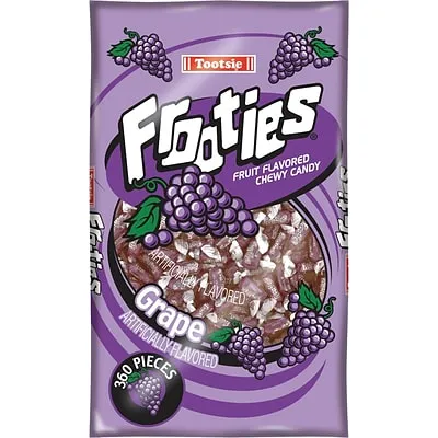 Tootsie Roll - Frooties, Grape, 38.8 oz Bag, 360 Pieces/Bag