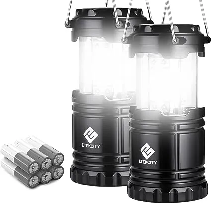 Etekcity Camping Essentials , Led Flashlight for Power Outages, Battery Operated Lights for Emergency Survival Kit and Gear