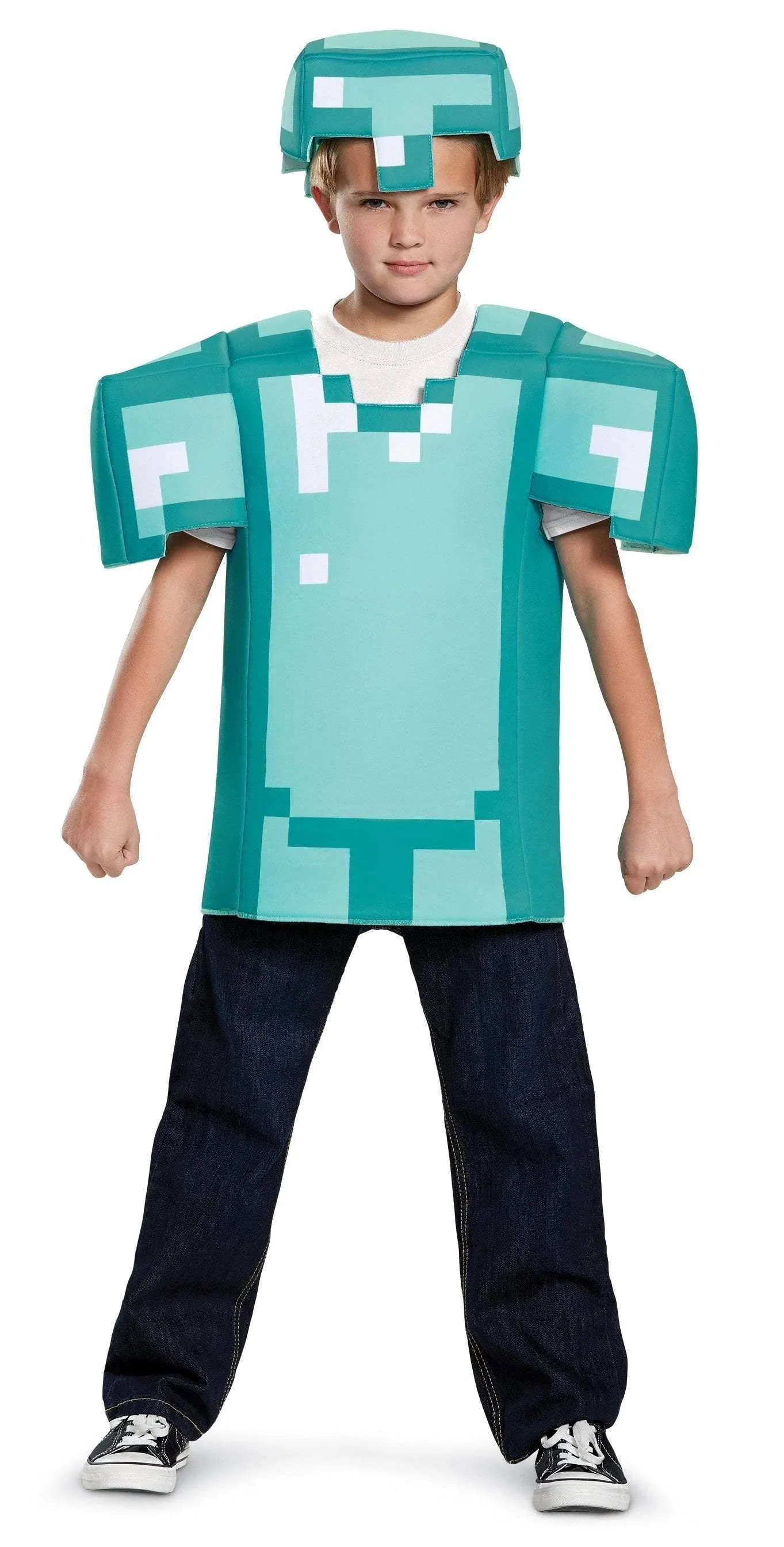 Boys Minecraft Armor Classic Costume size Small 4-6