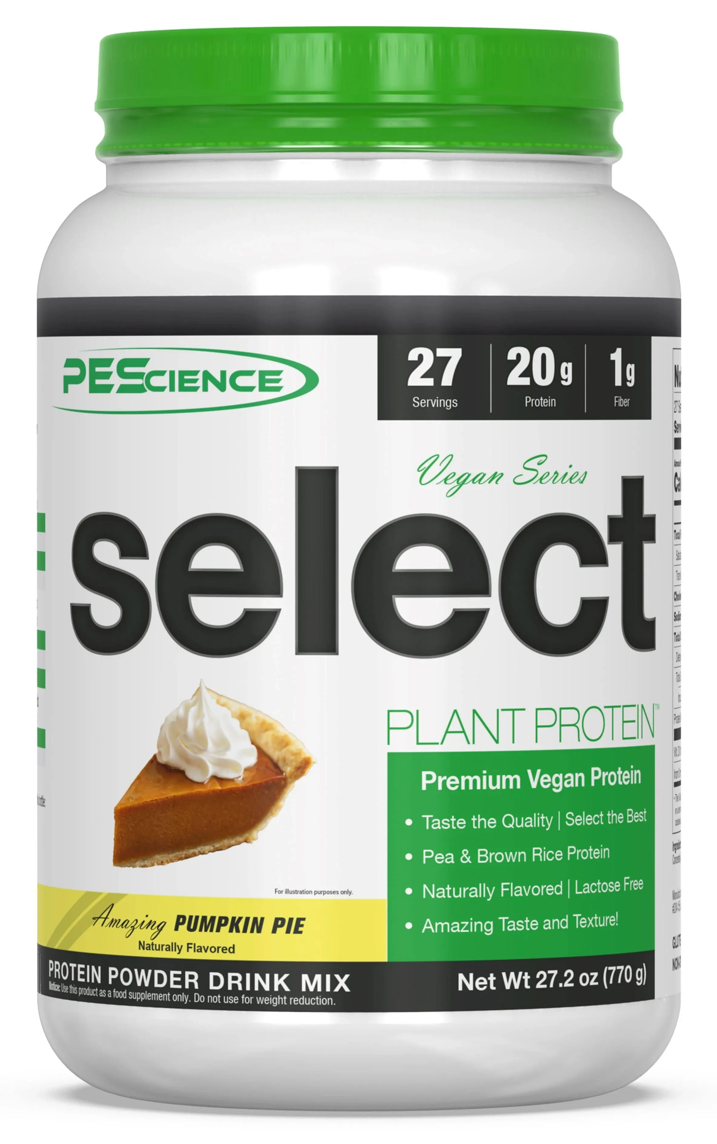 Select Vegan Protein Pumpkin Pie