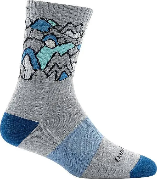 Darn Tough Women's Zuni Micro Crew Cushion Sock - Medium - Light Grey