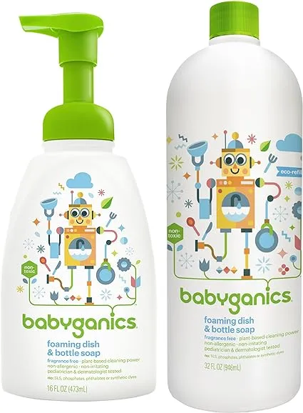 Babyganics Foaming Dish Bottle Soap