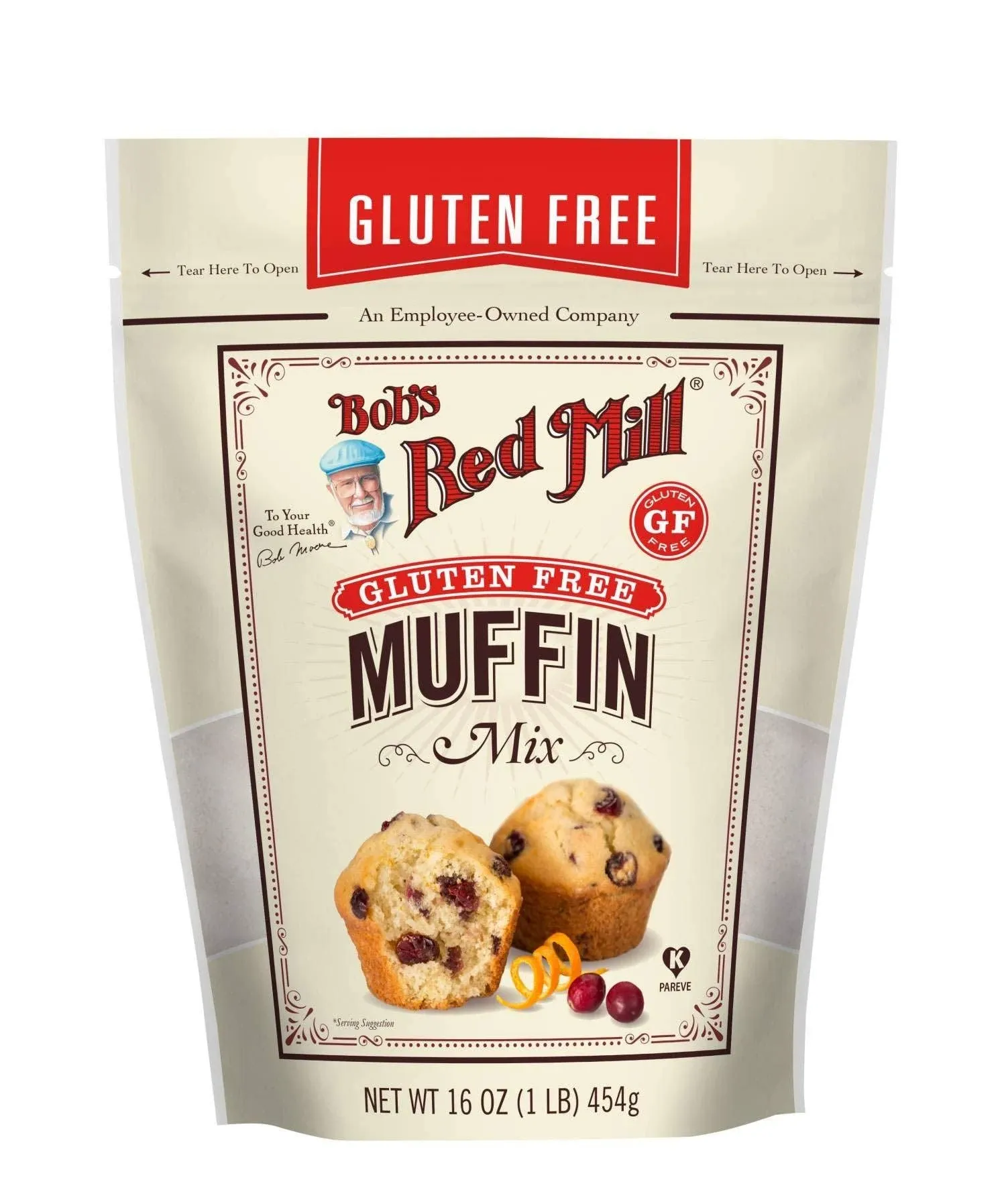 (4 Pack)Bob's Red Mill Gluten-Free Muffin Mix, 16 oz