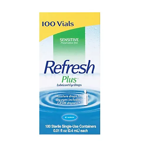 Refresh Plus Lubricant Eye Drops, Single-Use Containers, 70 ea