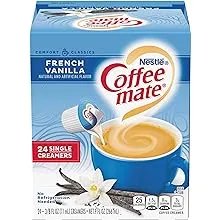 Nestle Coffee Mate Coffee Creamer Liquid Singles, French Vanilla, 24 Count (Pack of 4)