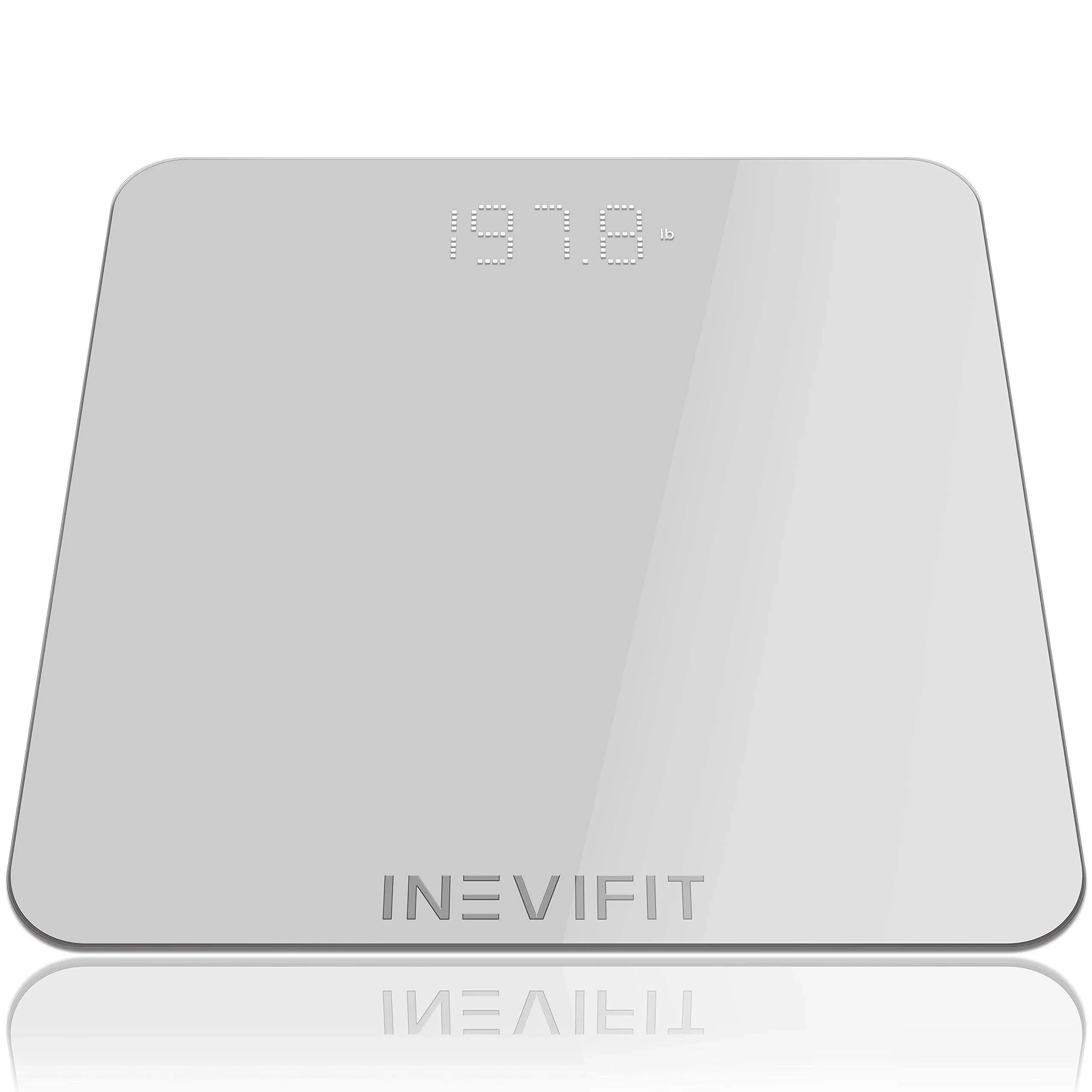 INEVIFIT BATHROOM SCALE, Highly Accurate Digital Bathroom Body Scale, Measure...