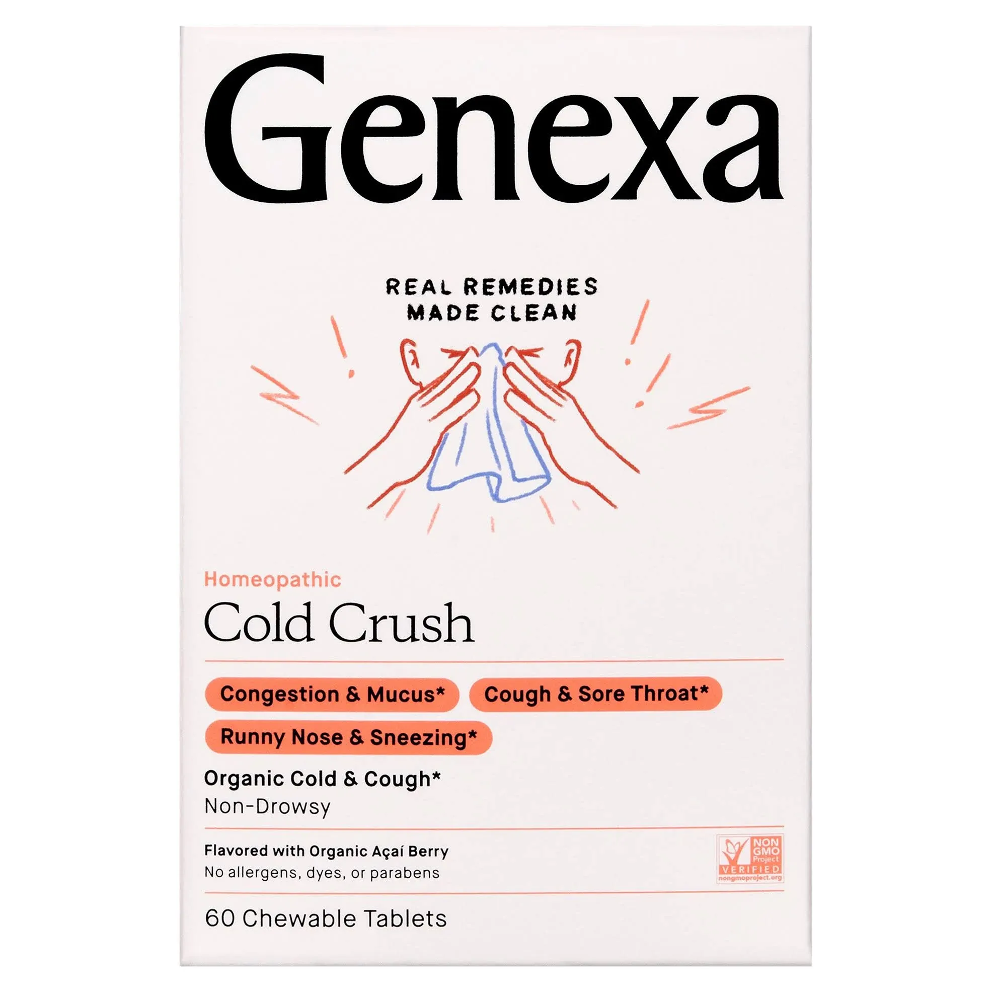 Genexa Cold Crush - 60 Tablets