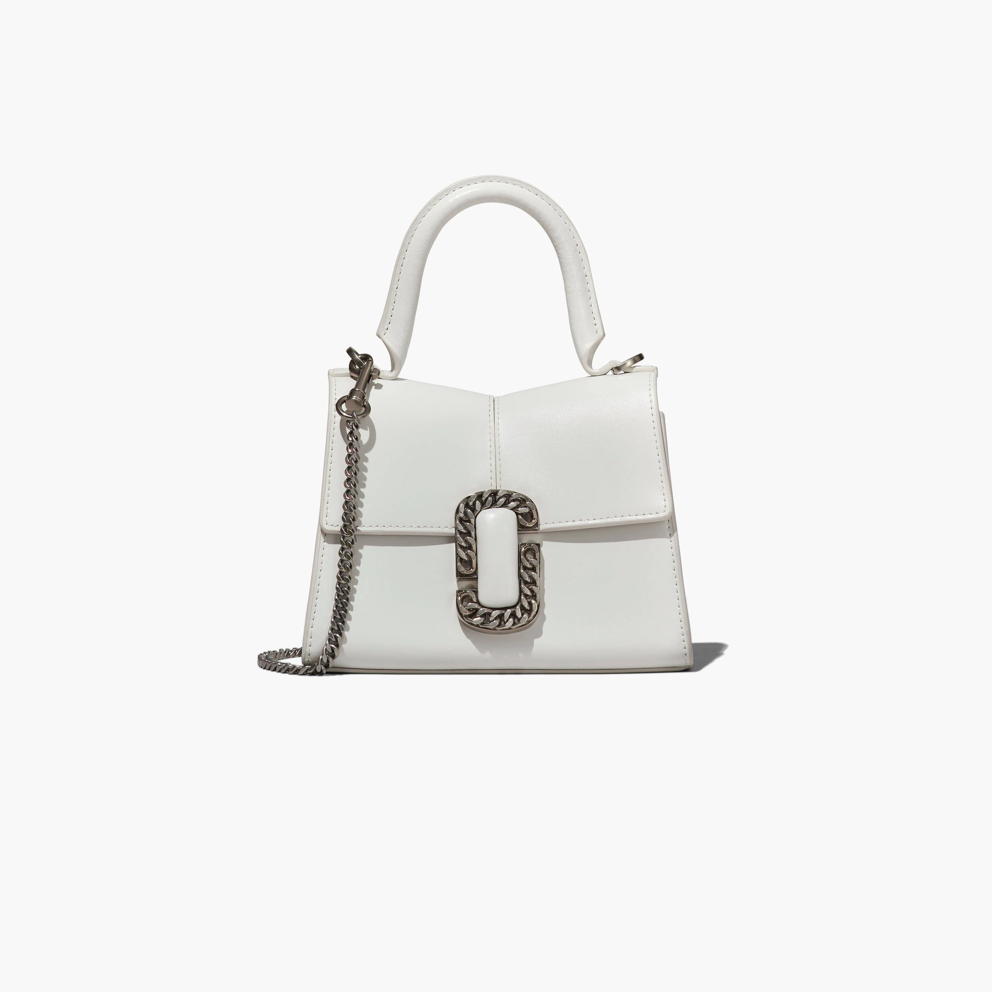 Marc Jacobs The St. Marc Mini Top Handle Bag - White