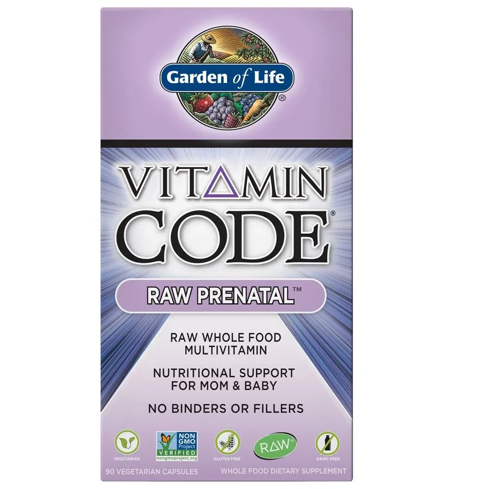 Garden of Life Raw Prenatal Supplement Capsules