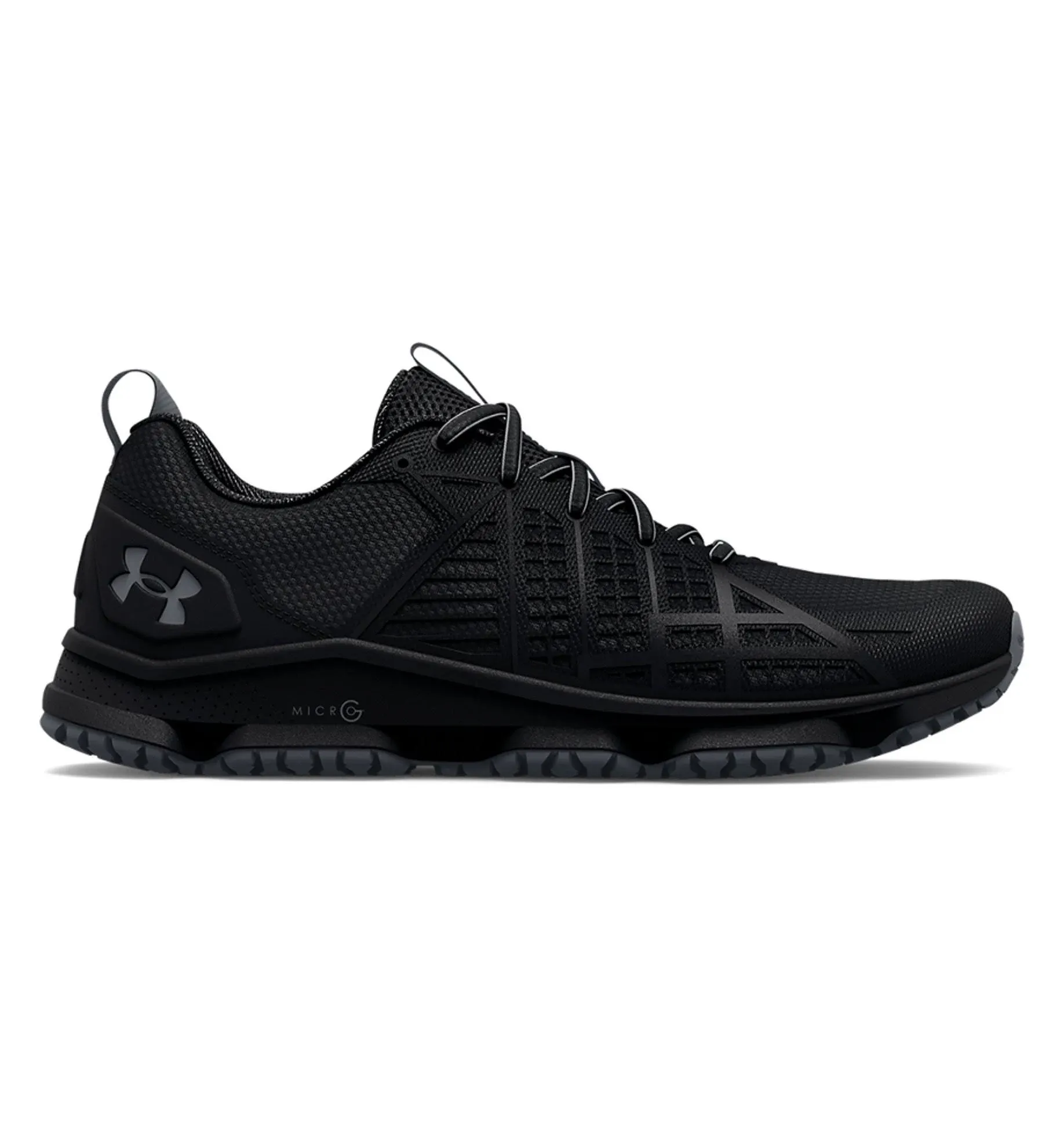 Men's Micro G Strikefast Tactical Shoes - Black, 11, Under Armour