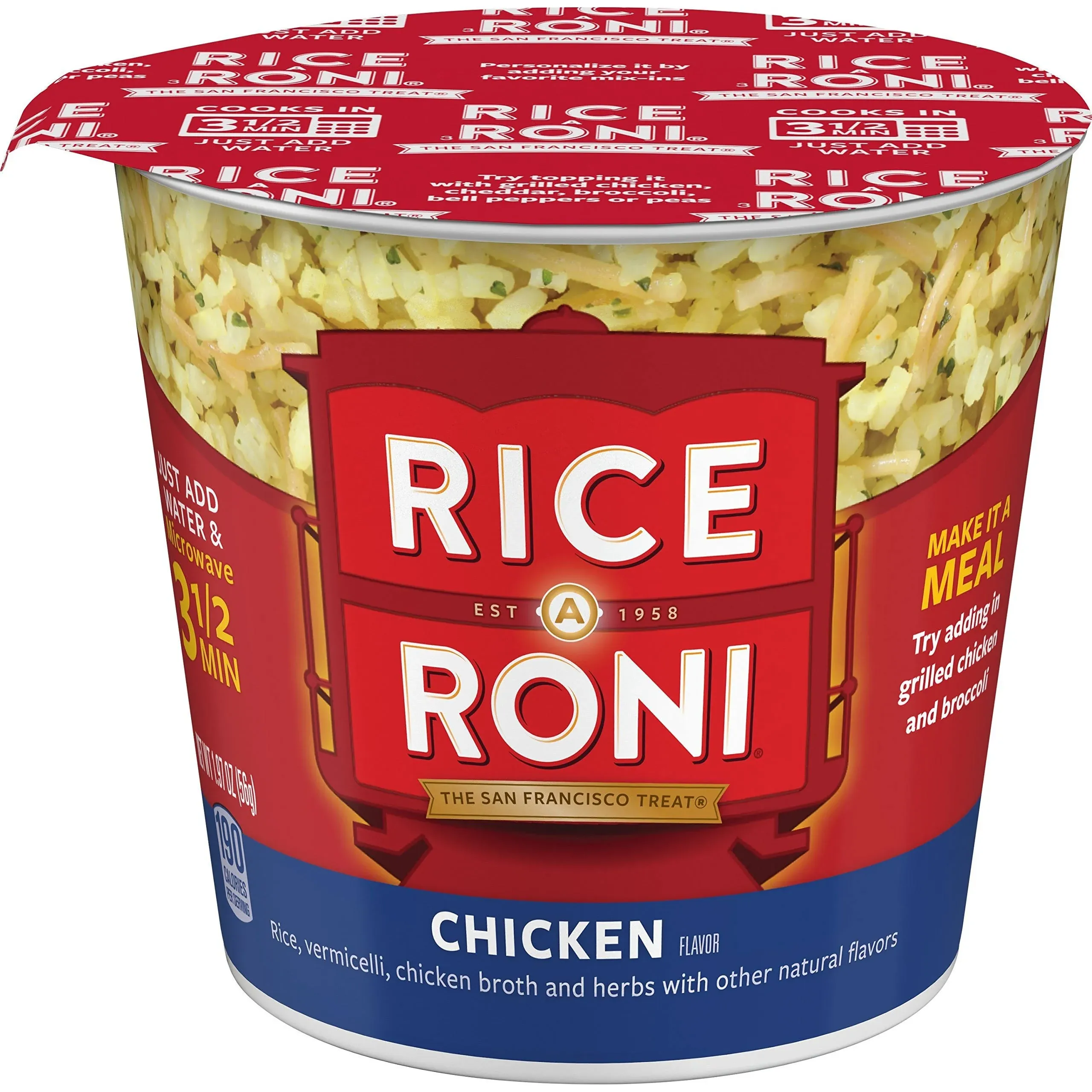 Rice A Roni Cups, Chicken Flavor, 1.97 Ounce (Pack of 12)