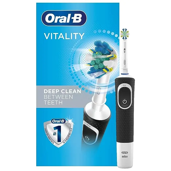 Oral-B Vitality FlossAction Electric Toothbrush with Replacement Brush Head, Pink