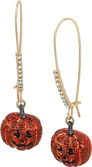 Pumpkin Dangle Earrings