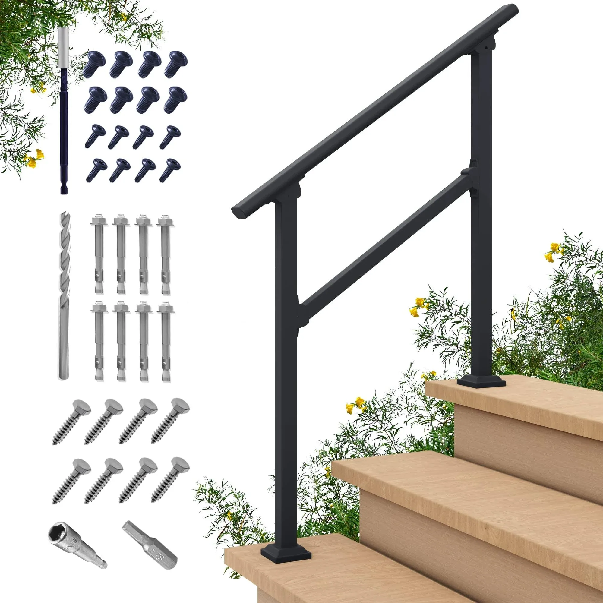 Outdoor Stairs Handrail Kit