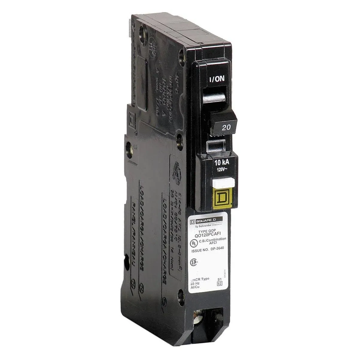 Square D QO120PCAFI 1 Pole Circuit Breaker