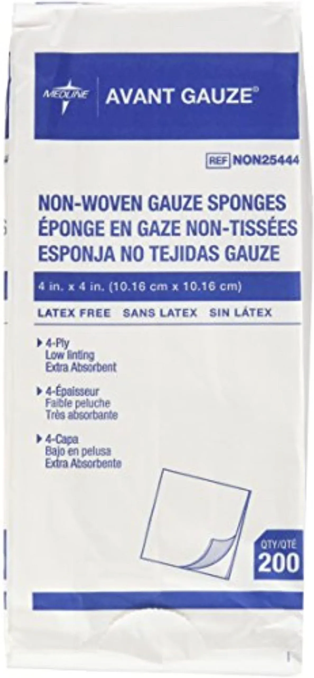 Medline Avant Gauze Nonwoven Sponges