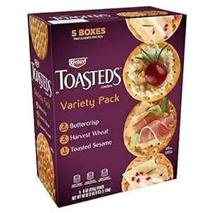 Kellogg's Toasteds Crackers Variety Pack