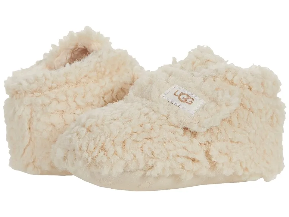 UGG Unisex-Baby Bixbee Boot, Shell Curly Faux Fur, 02/03