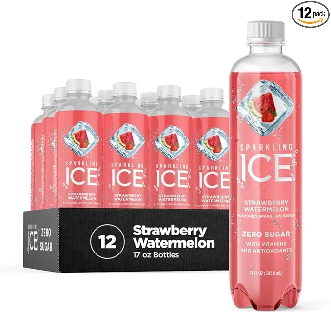 Sparkling Ice Strawberry Watermelon Sparkling Water