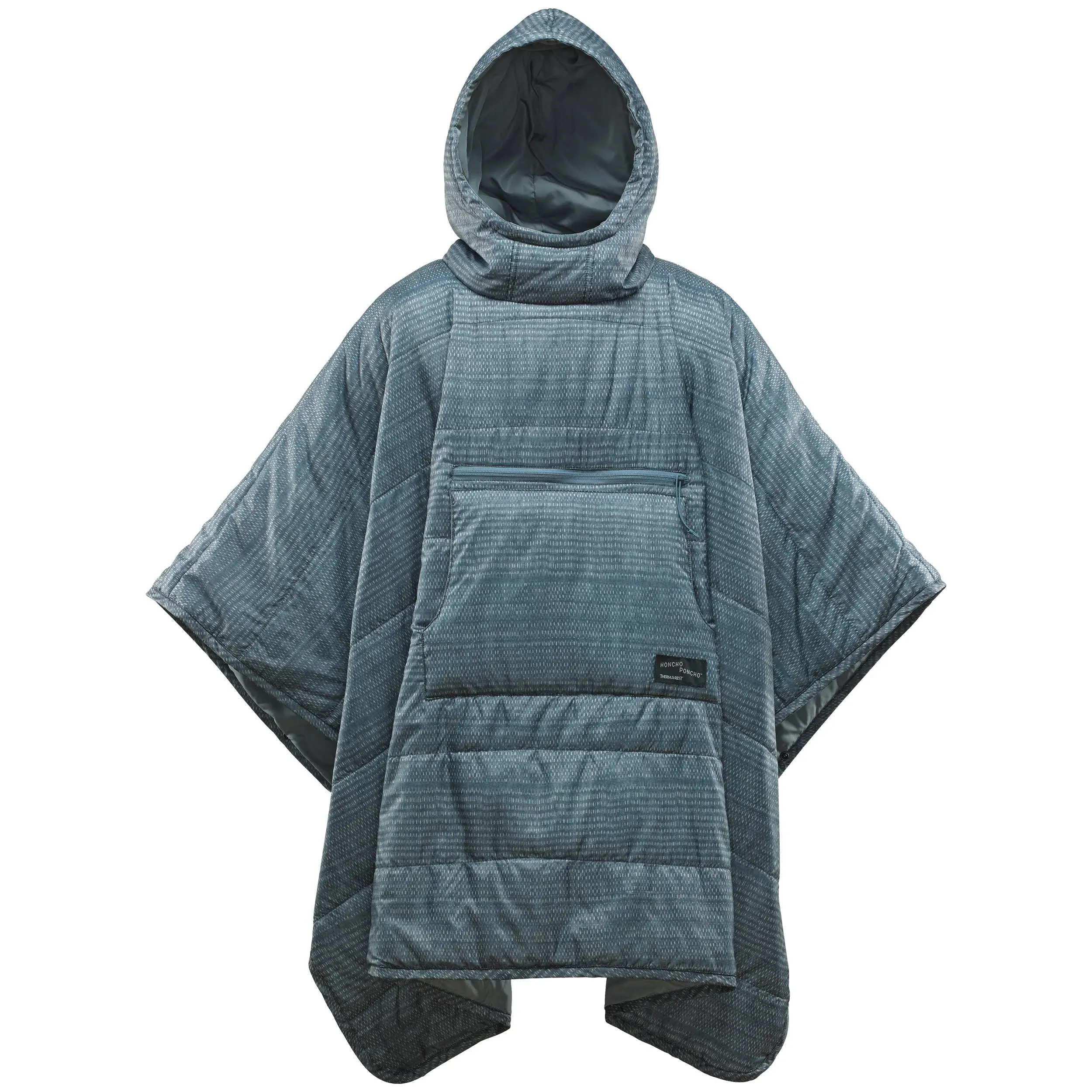 Therm-a-Rest Honcho Poncho - Blue Woven Print