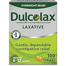 Dulcolax Comfort Coated Constipation Relief Tablets 5 mg (0.9 oz)