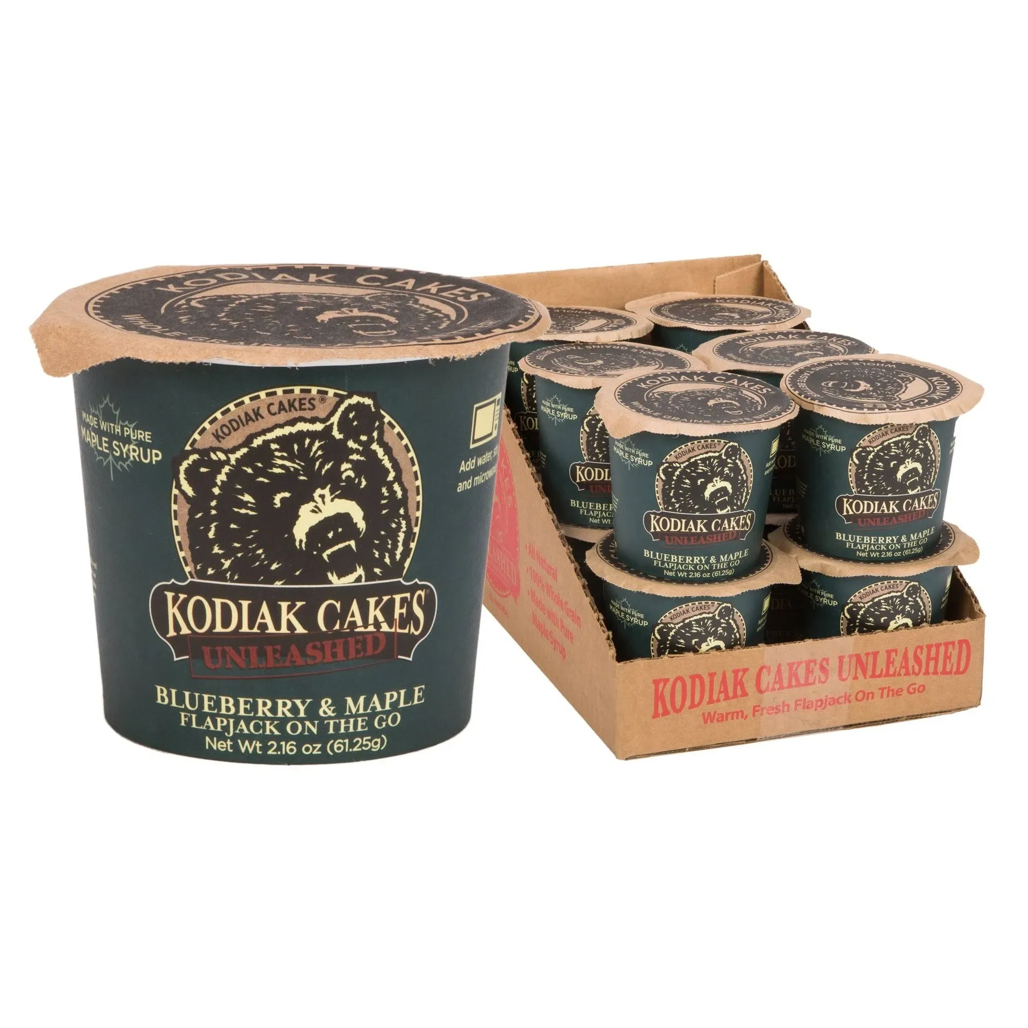 Kodiak Cakes Pancake On The Go, Blueberry and Maple, 2.16 Ounce