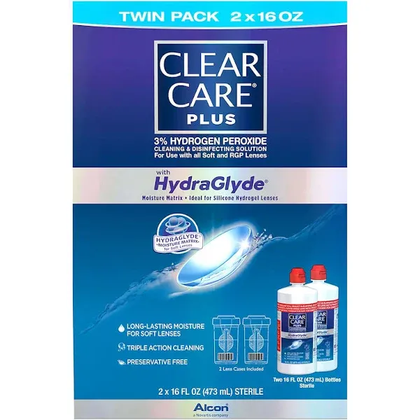 Clear Care Plus Cleaning & Disinfecting Solution, 32 Ounces