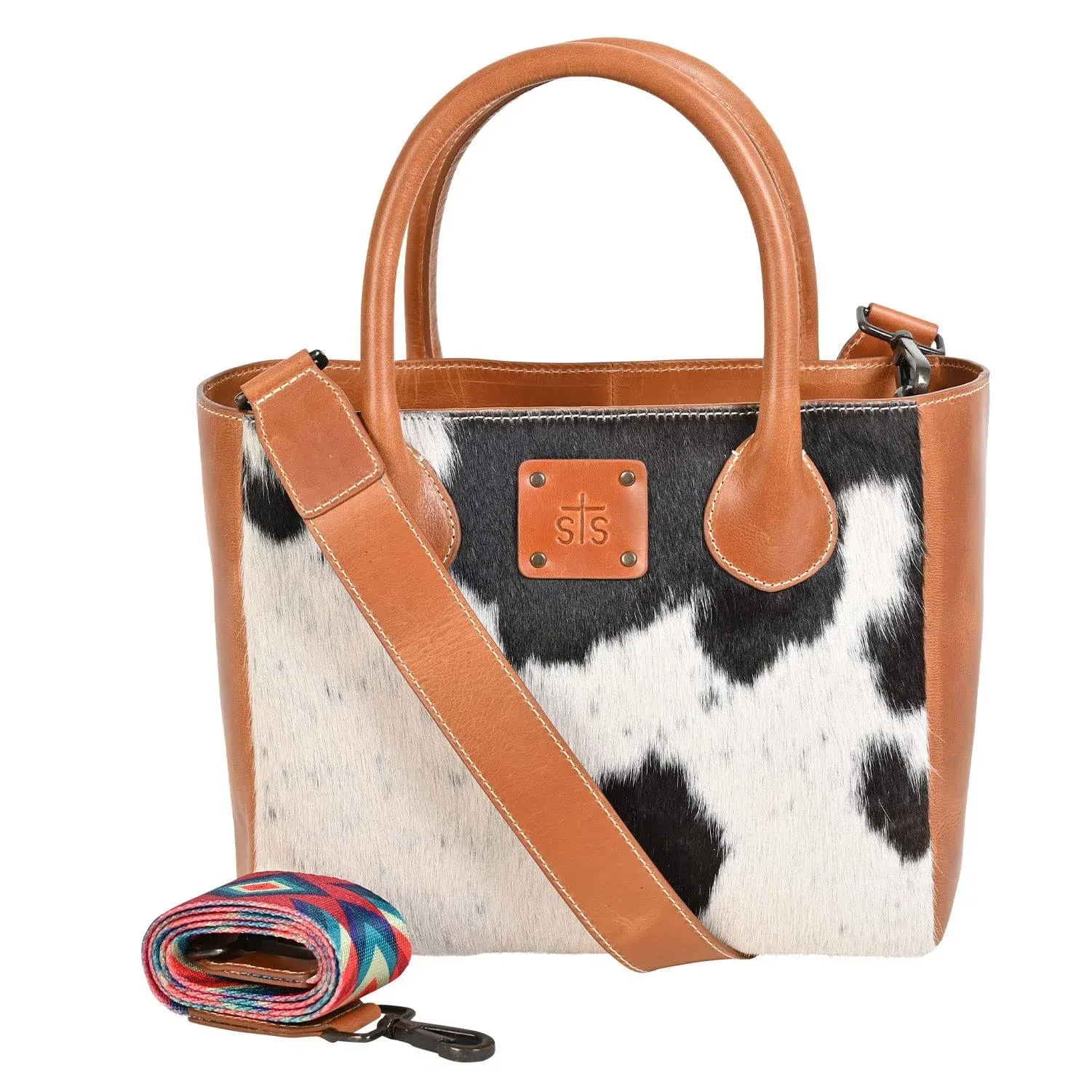 Basic Bliss Cowhide Satchel