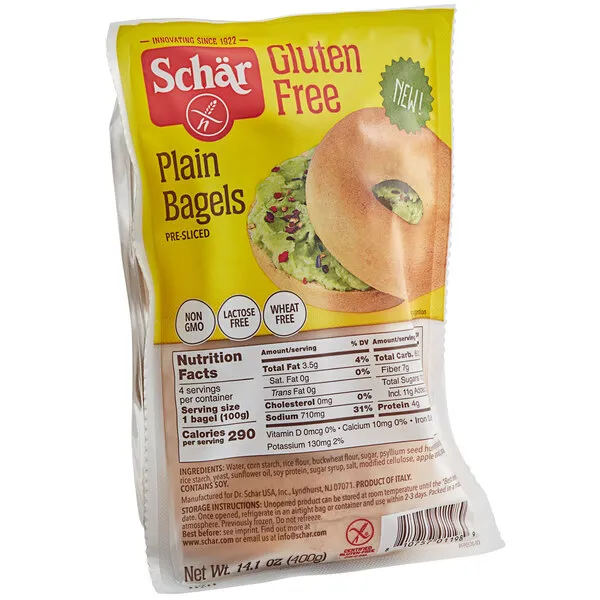 Schar Gluten Free Plain Bagels