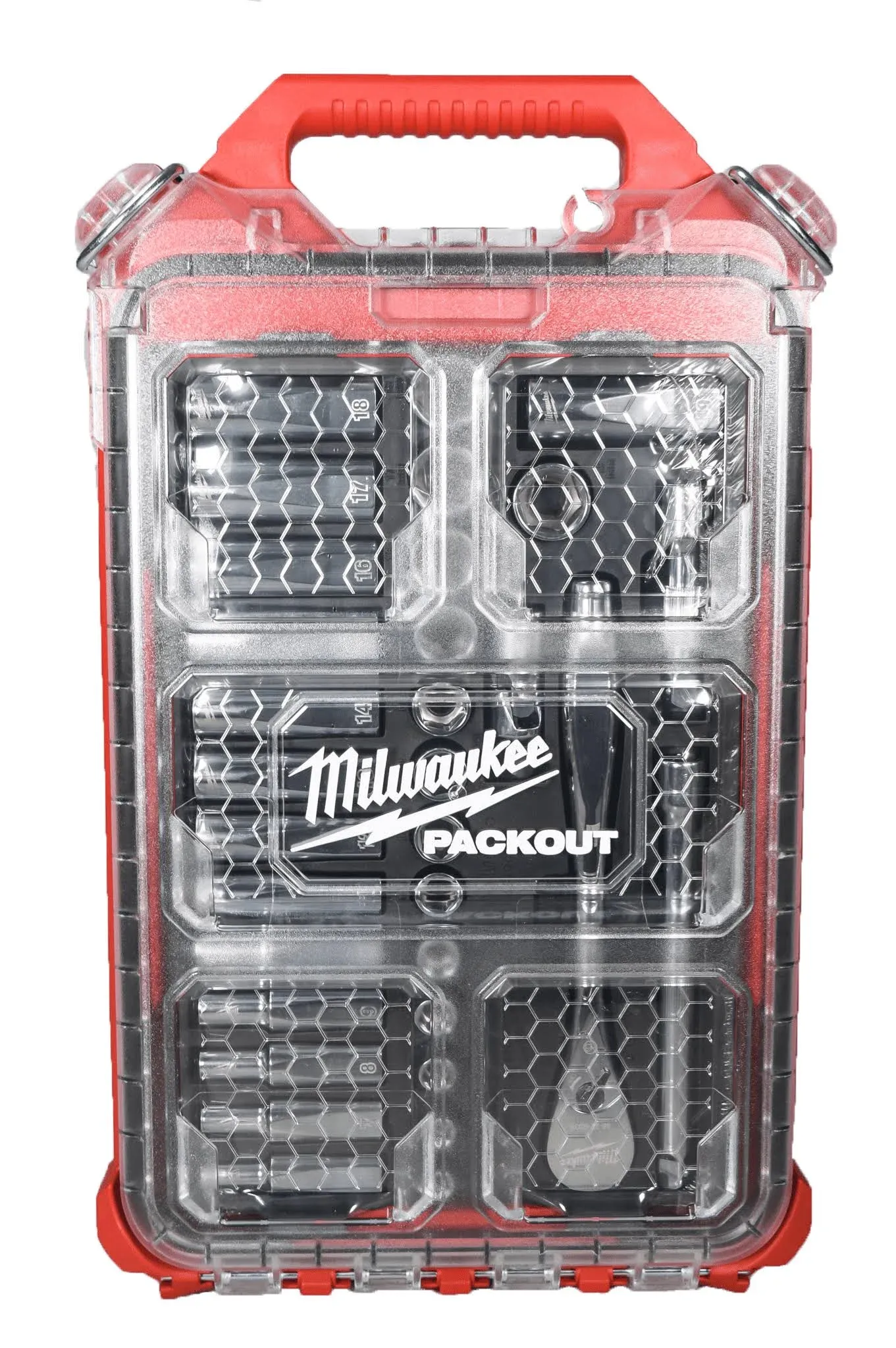 Milwaukee 48-22-9482 32-Piece 3/8" Metric Ratchet and Socket PACKOUT Set