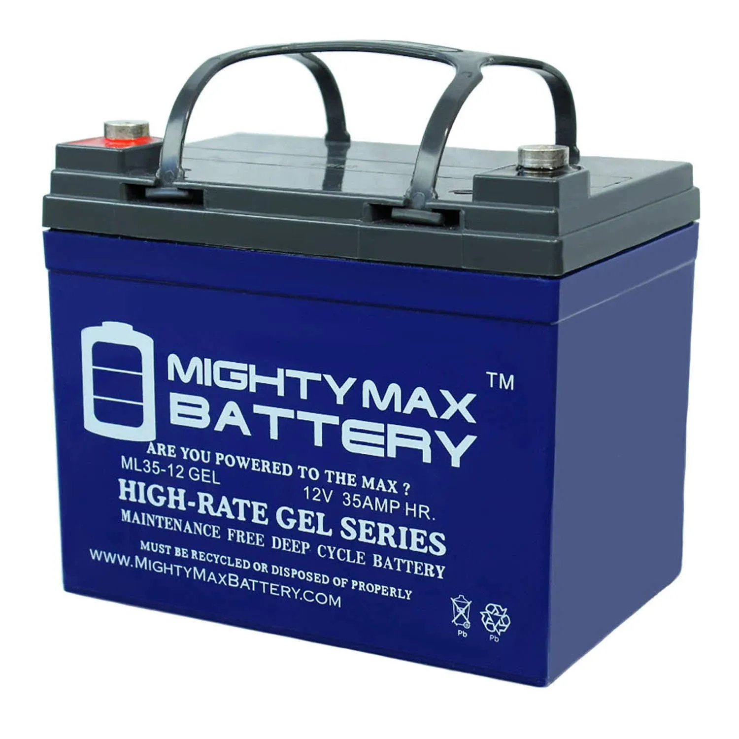 Mighty Max Battery 12V 35AH GEL NB Replacement Battery Compatible with Generac OD4575