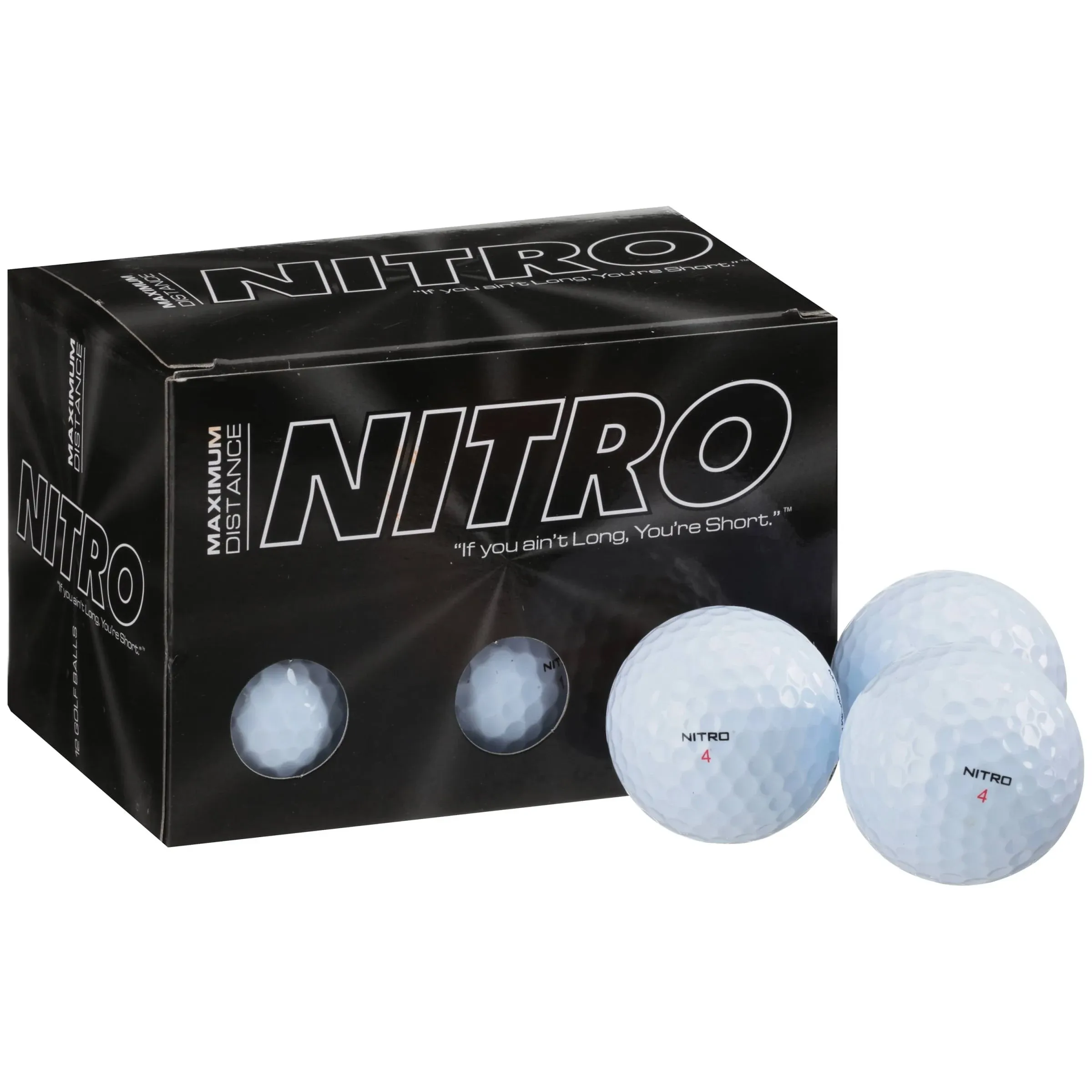 Nitro Maximum Distance Golf Balls 12 Pack