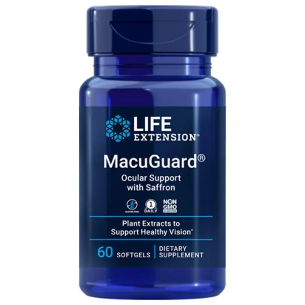 Life Extension - MacuGuard Ocular Support with Saffron & Astaxanthin - 60 Softgels