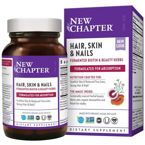 New Chapter Hair Skin & Nails, for Youthful Skin & Reduced Fine Lines