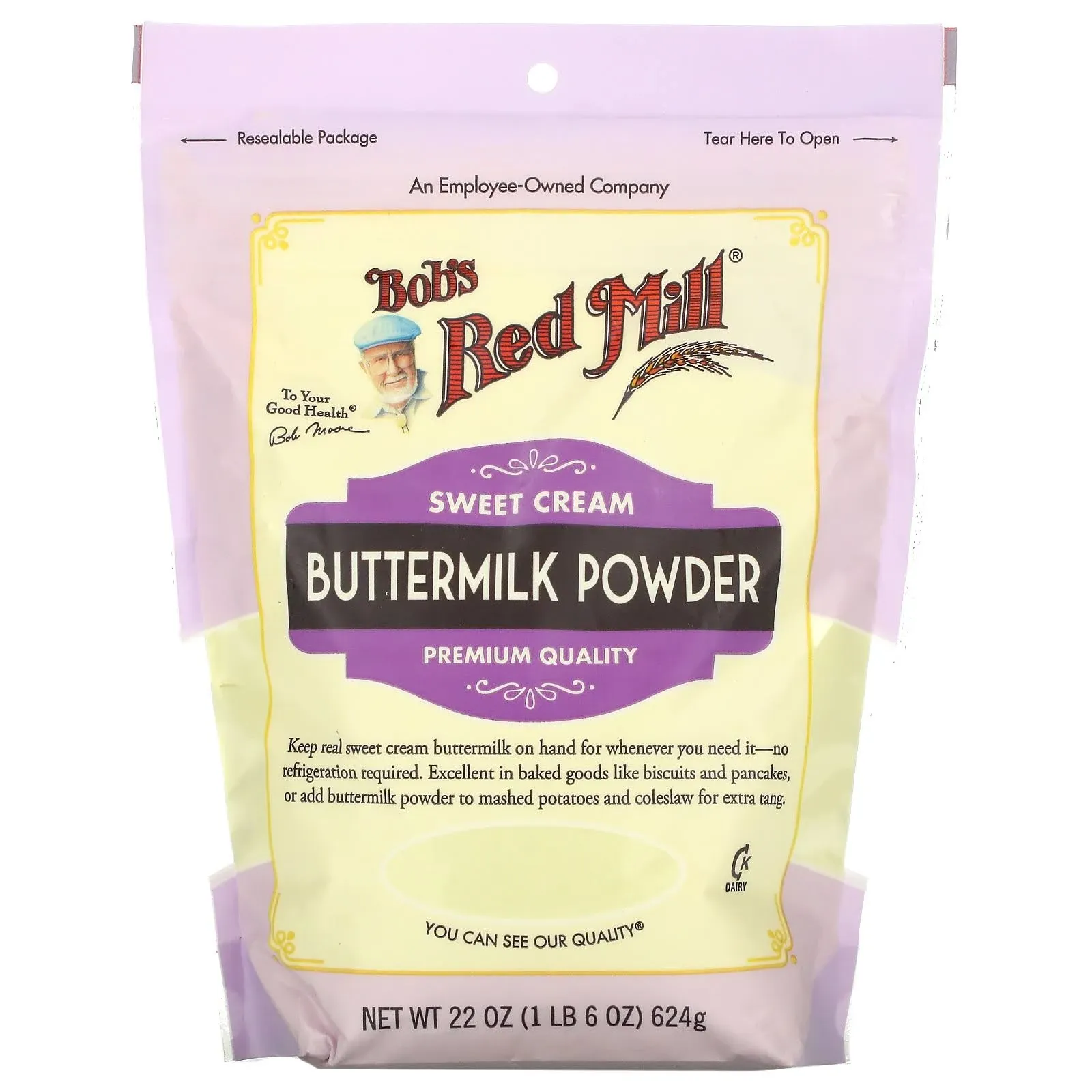 Bob's Red Mill Sweet Cream Buttermilk Powder (22 oz)