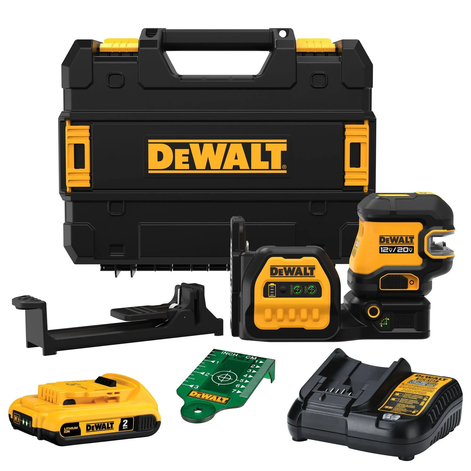 DeWalt DCLE34520G 20V MAX* 5 Spot Green Line Laser