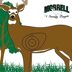 Morrell Nasp-IBO Whitetail Target Face, White, Large