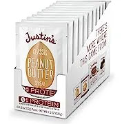 JUSTIN'S Classic Gluten-Free Peanut Butter Spread Squeeze Packs, 1.15 Ounce (10 Pack)