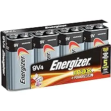 Energizer Max Alkaline 9 Volt, 4-CountEnergizer Max Alkaline 9 Volt, 4-Count