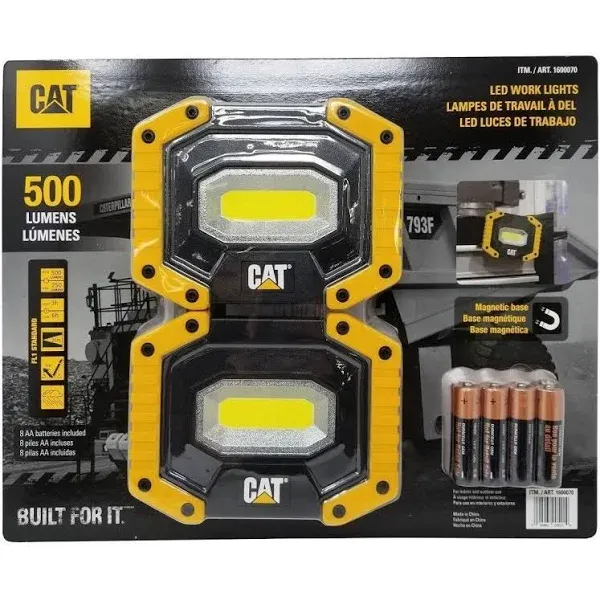 Cat CT5002PK Super Bright Portable Compact LED Work Site Lighting (Pack of 2)