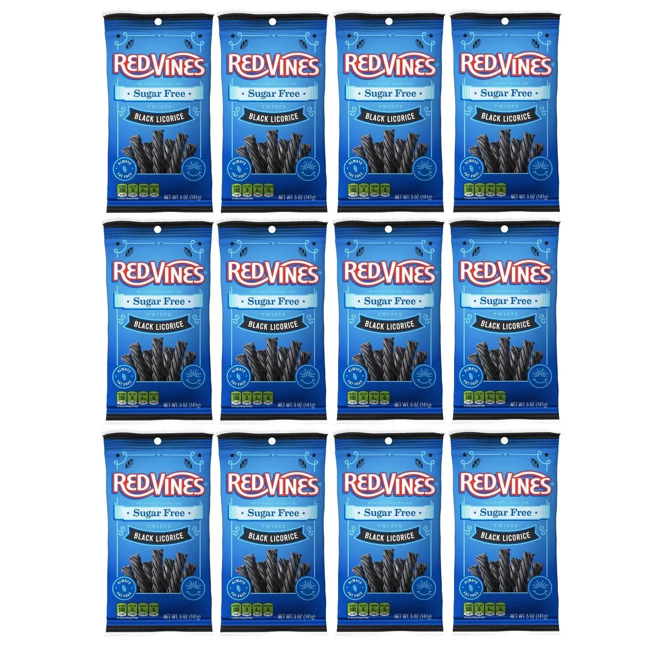 American Licorice Company Sugar Free Red Vines 5oz Bag