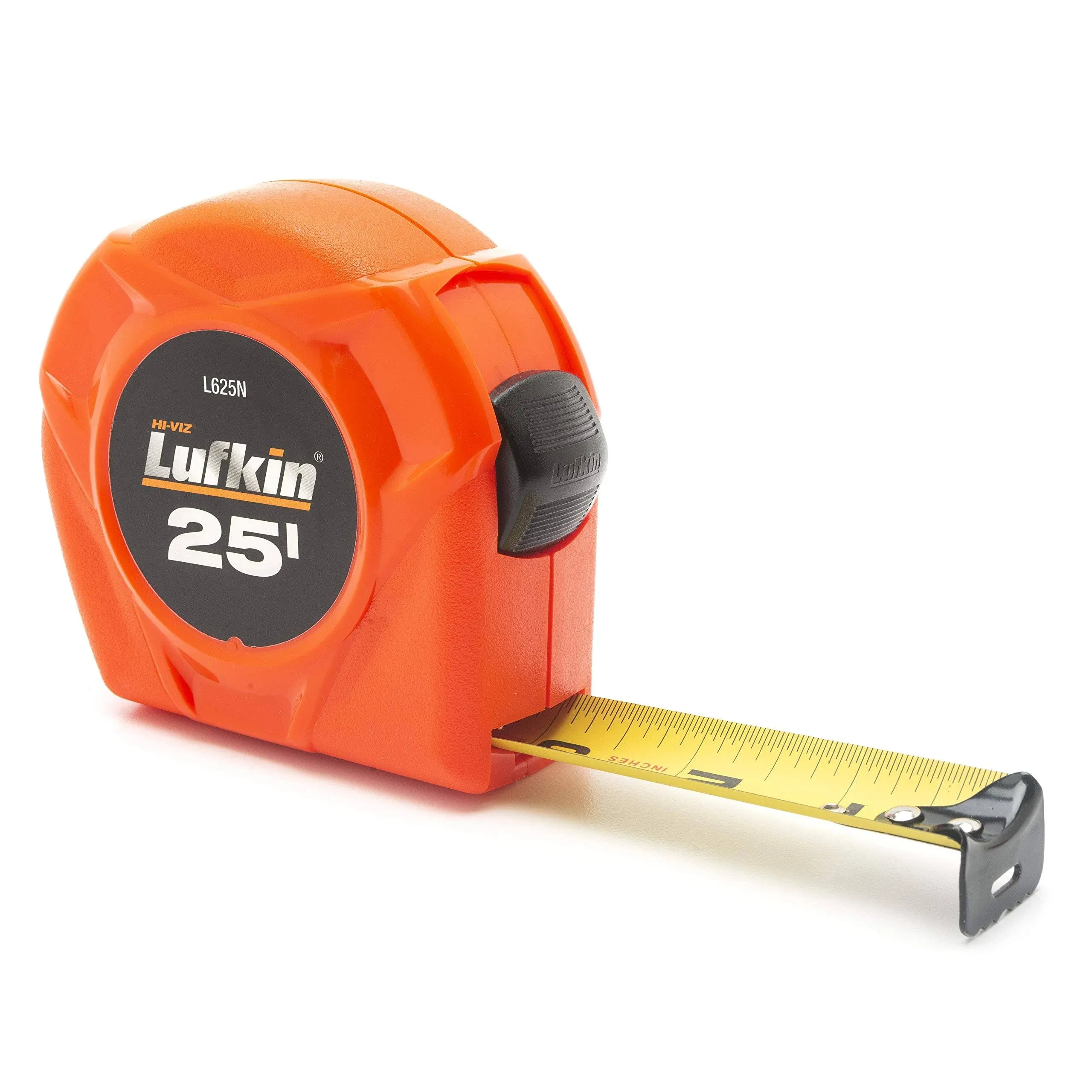 Lufkin L625N Tape Measure, 1 in. x 25 ft. Hi-Viz Orange Power Return