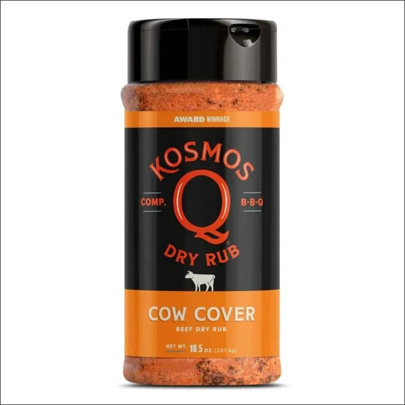 Kosmos Q Cow Cover BBQ Rub | Savory Blend | Great on Brisket, Steak, Ribs  Burg