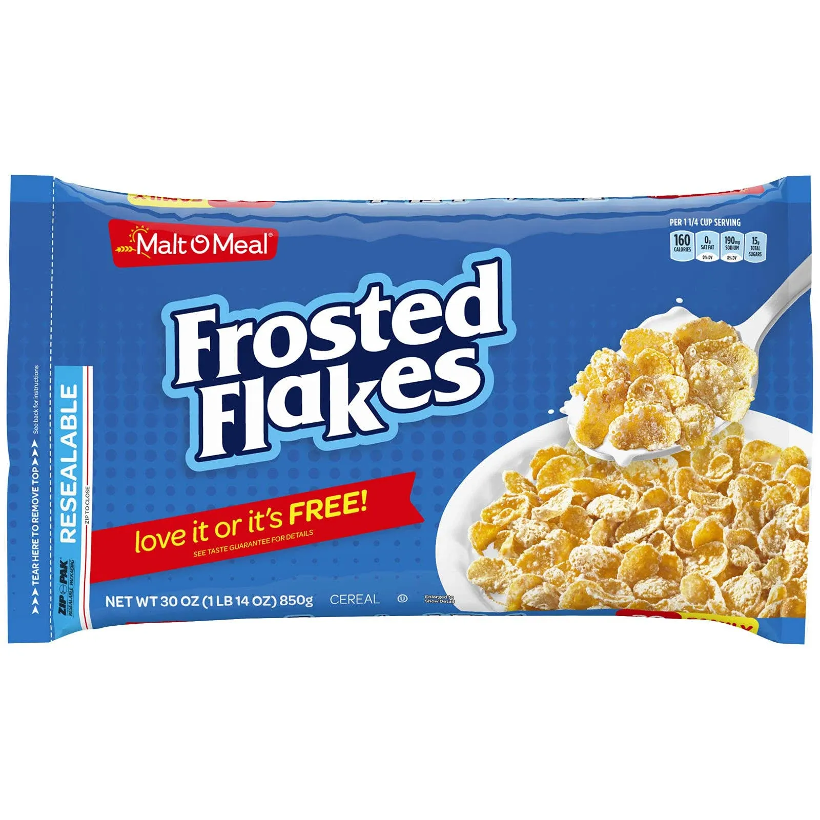 Malt-O-Meal Sweetened Frosted Flakes Cereal - 30 oz bag