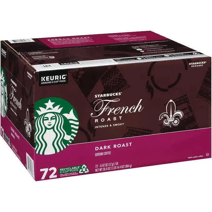 Starbucks French Roast K-Cup Coffee Pods