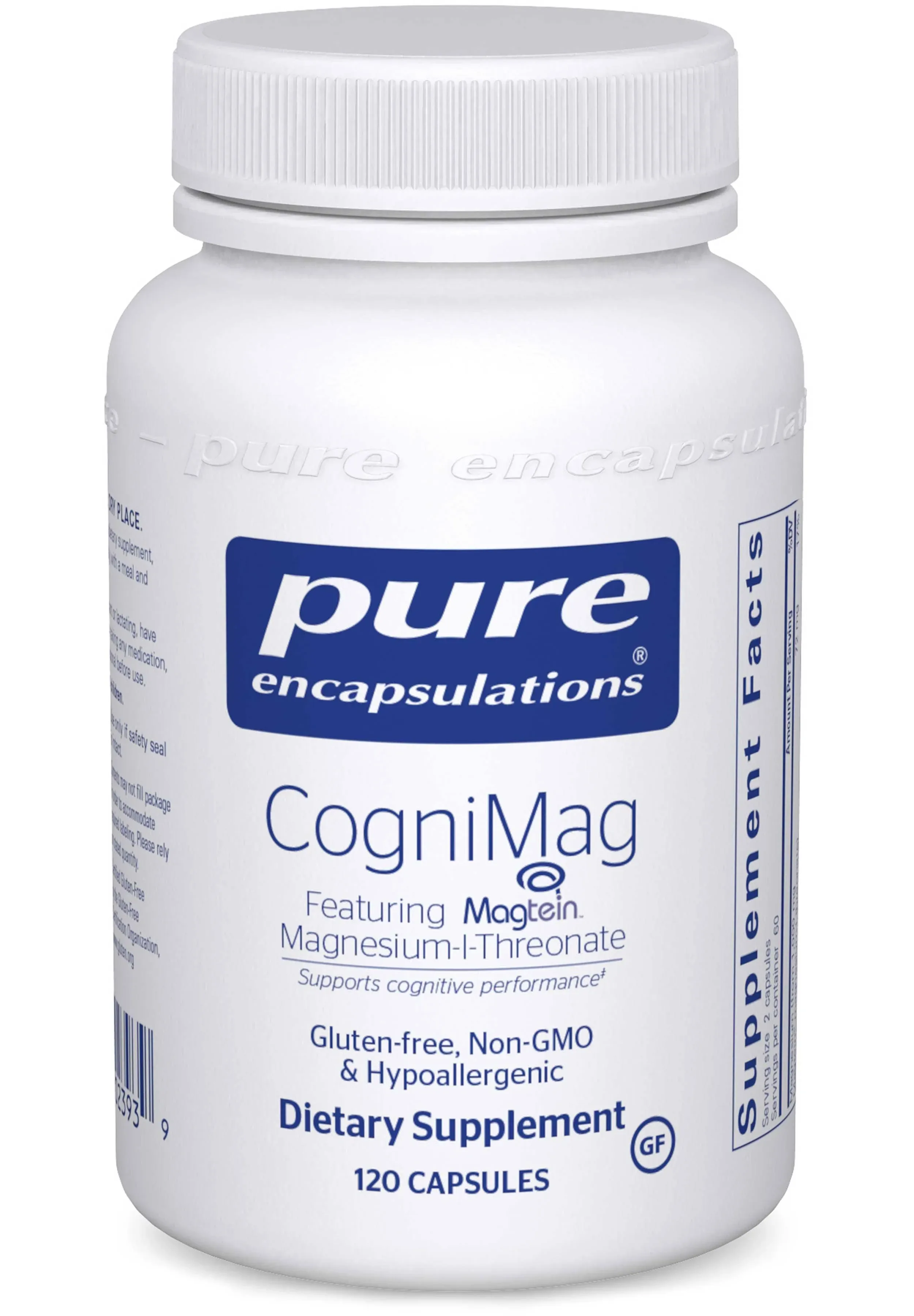 Pure Encapsulations CogniMag 120 Capsules