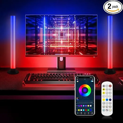 ALLXNOX LED RGB Smart Light Bars APP&Remote Control 16 Million Color 300+Lighting ...