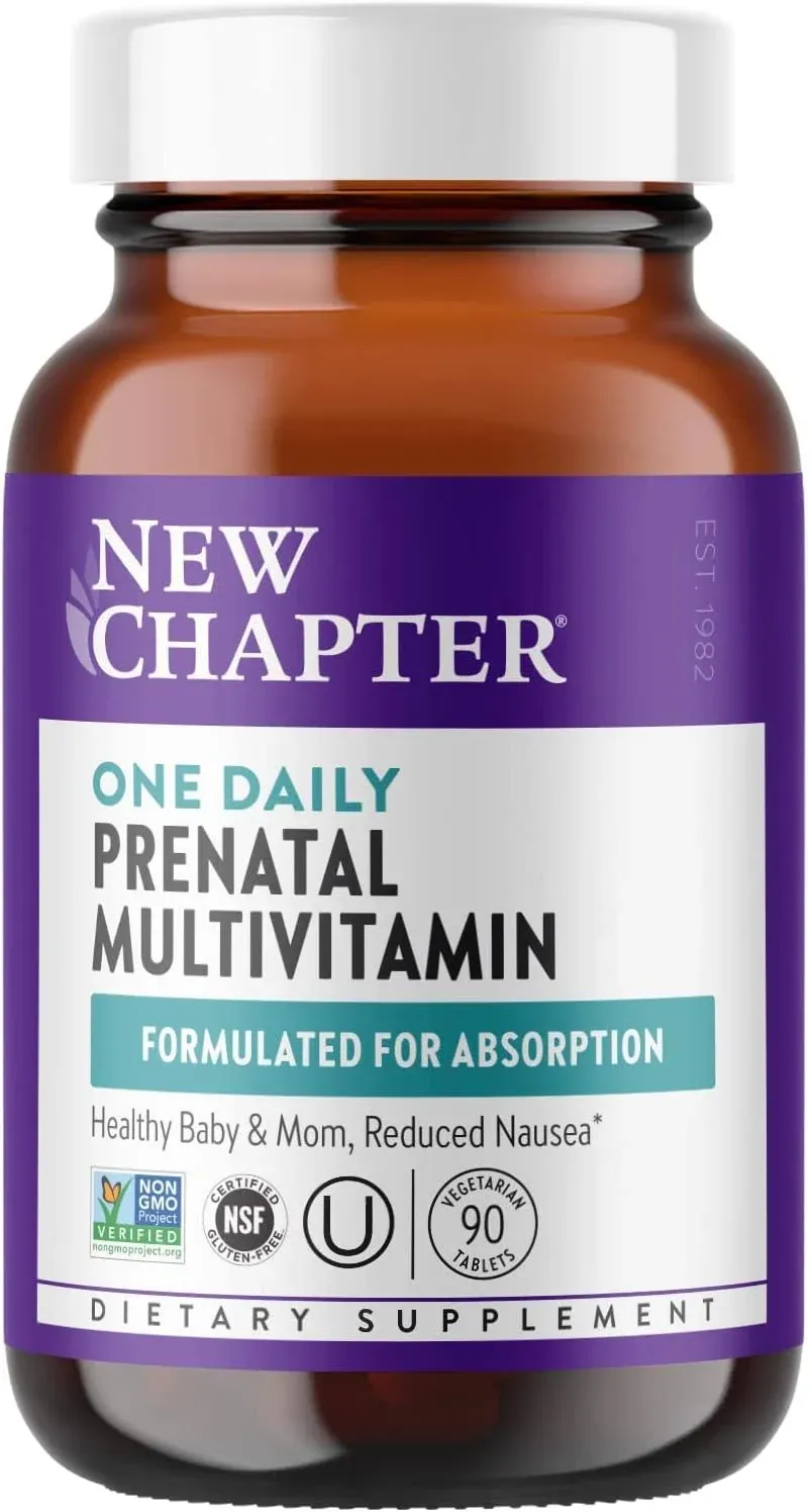 New Chapter One Daily Prenatal Multivitamin - 30 Tablets