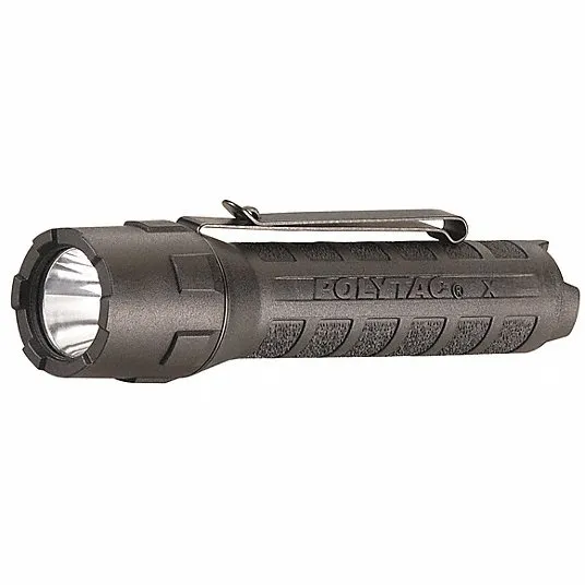 STREAMLIGHT Flashlight: 600 lm Max Brightness, 2.75 hr Run Time at Max Brightness, Black, Nylon